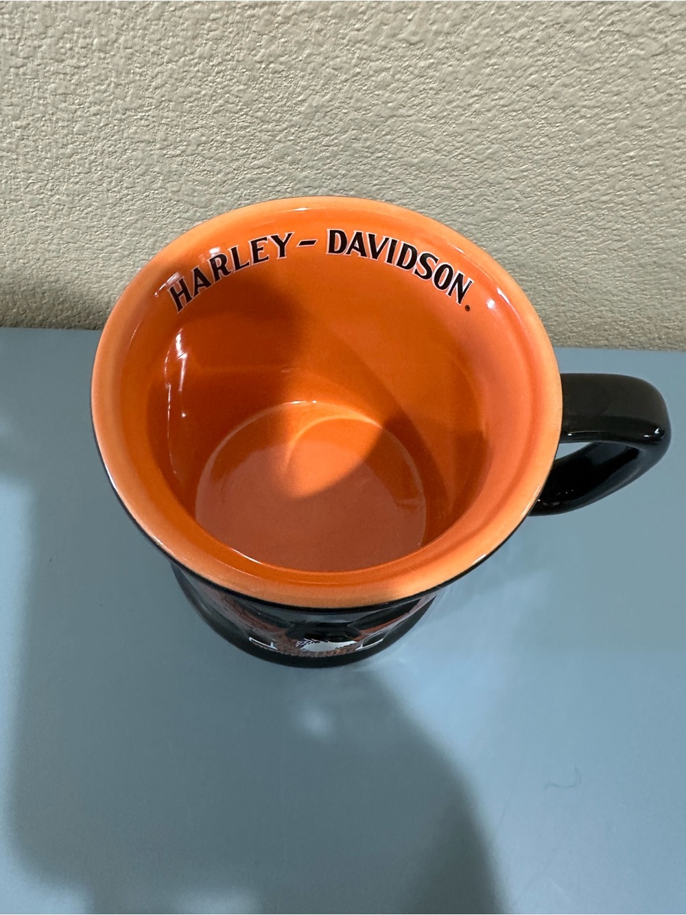 Harley-Davidson 2000 Official Black and Orange Coffee Mug - Picture 2 of 5